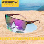 ÉÌƷͼƬ 128 | B0B2836HD6 | FEISEDY Sunglasses for Women Men, Fashion Mirrored Single Lens Shades