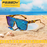 ÉÌƷͼƬ 89 | B0B2836HD6 | FEISEDY Sunglasses for Women Men, Fashion Mirrored Single Lens Shades