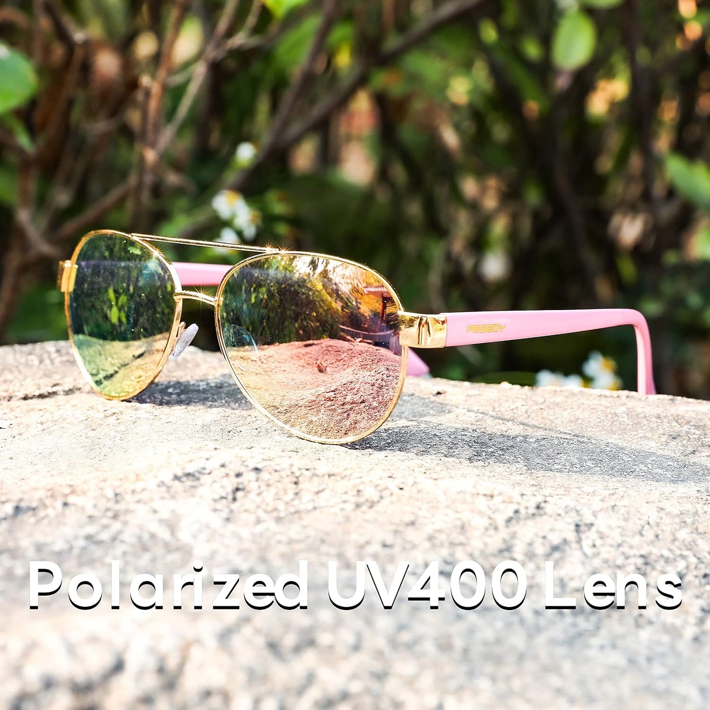 商品图片 12 | B0BXXC6Y74 | FEISEDY Classic Aviator Sunglasses for Women Pilot Polarized Sunglasses Men UV400 Protection for Driving Fishing Golf B4109