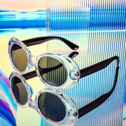 ÉÌƷͼƬ 70 | B074H8KFSZ | FEISEDY Sunglasses White Oval Clout Goggles for Women Men Retro Round Trendy Rimmed Clueless Costume Frame B2253
