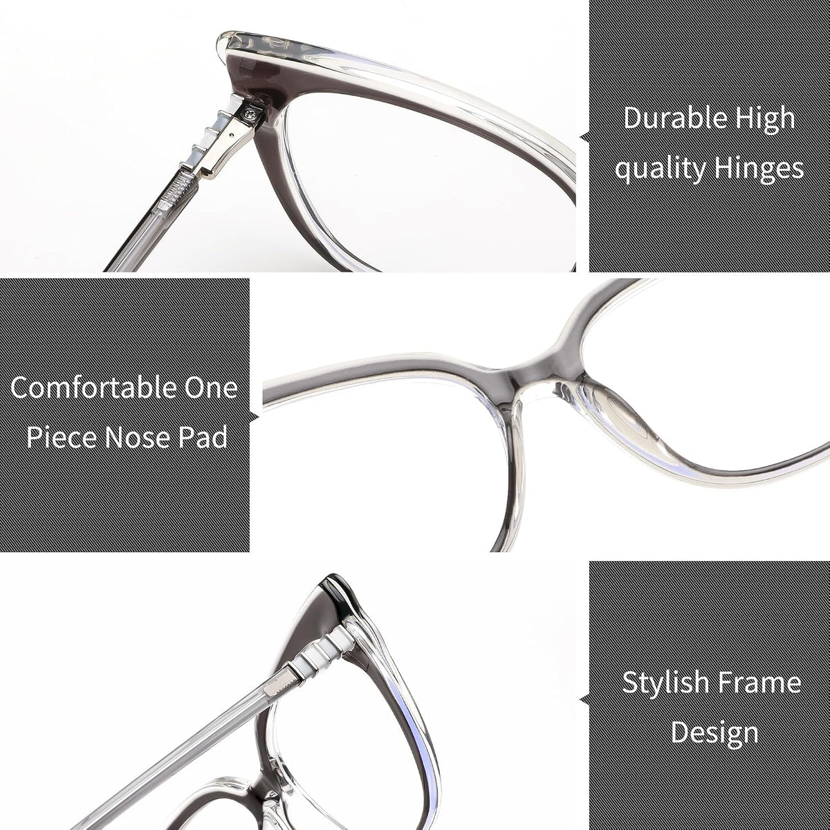 ÉÌƷͼƬ 18 | B0D5XLRPP2 | FEISEDY Cat Eye Blue Light Blocking Glasses for Women Anti Eyestrain & UV B0182
