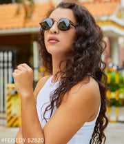 ÉÌƷͼƬ 41 | B0CHLX78KB | FEISEDY Retro Steampunk Sunglasses for Men Women, Round Metal Frame Gothic Vintage Style B2820