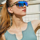 商品图片 11 | B096SD9GGG | FEISEDY Oversized Mirror Shield Sport 80s Sunglasses Ski Goggles Flat Top One Piece Futuristic Visor Women Men B2522
