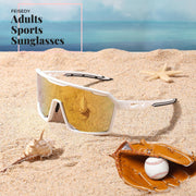 ÉÌƷͼƬ 26 | B0D2XDTT5X | FEISEDY Sports Cycling Sunglasses for Men Women, UV400 Protection Baseball Running Fishing Biking B0168