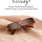 商品图片 9 | B083VRLS2Q | FEISEDY Classic Rimless Sunglasses Women Metal Frame Diamond Cutting Lens Sun Glasses B2567