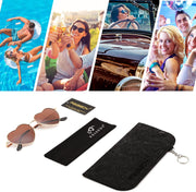 ÉÌƷͼƬ 42 | B0BP6HX1R6 | FEISEDY Polarized Heart Sunglasses Women Men Metal Frame Cute Lovely Glasses UV400 Protection B2375