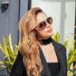 商品图片 39 | B0FPQ6L6K1 | FEISEDY Retro Polarized Aviator Sunglasses for Women Men B0259