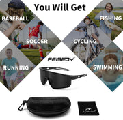 ÉÌƷͼƬ 59 | B0CCJ9N8C5 | FEISEDY Kids Sports Sunglasses UV400 for Youth, Ages 8-16 B0048