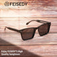 商品图片 27 | B0FHD6DJB5 | FEISEDY Trendy Square Polarized Sunglasses For Men Women Thick Frame B0294