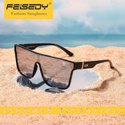 ÉÌƷͼƬ 82 | B0B2836HD6 | FEISEDY Sunglasses for Women Men, Fashion Mirrored Single Lens Shades