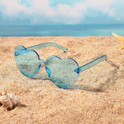 ÉÌƷͼƬ 28 | B07BLKHDRH | FEISEDY Thick Heart Sunglasses Rimless Heart Shaped Sun Glasses Women Fashion Love Glasses B2419