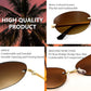 商品图片 19 | B0BZPBKFF1 | FEISEDY Trendy Rimless Oval Sunglasses for Women Men Retro 90s Eyewear Frame Y2K Glasses B2393