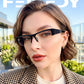 商品图片 2 | B0GY48FJF1 | FEISEDY Chic Semi Rimless Blue Light Glasses for Women B0431