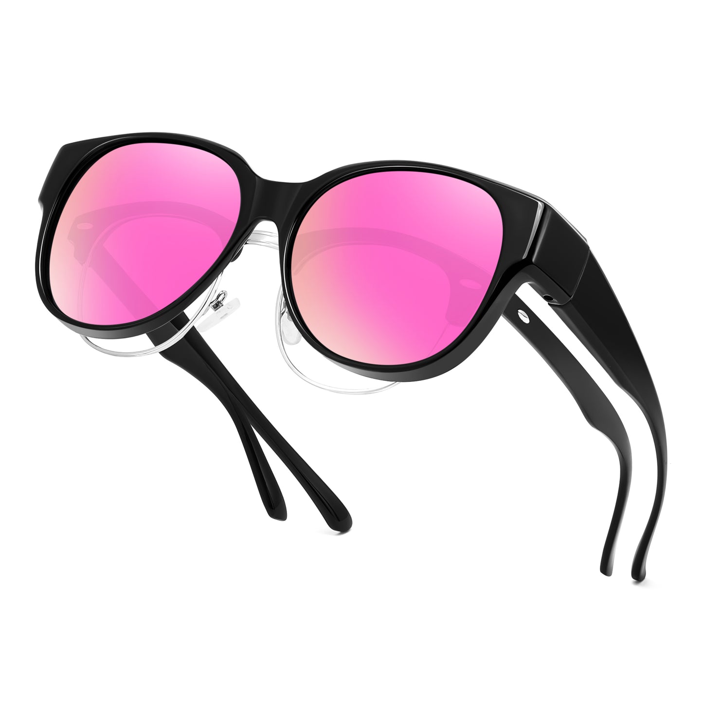 FEISEDY Fit Over Glasses Polarized Sunglasses, UV400 Protection for Driving & Outdoor Activities B0328