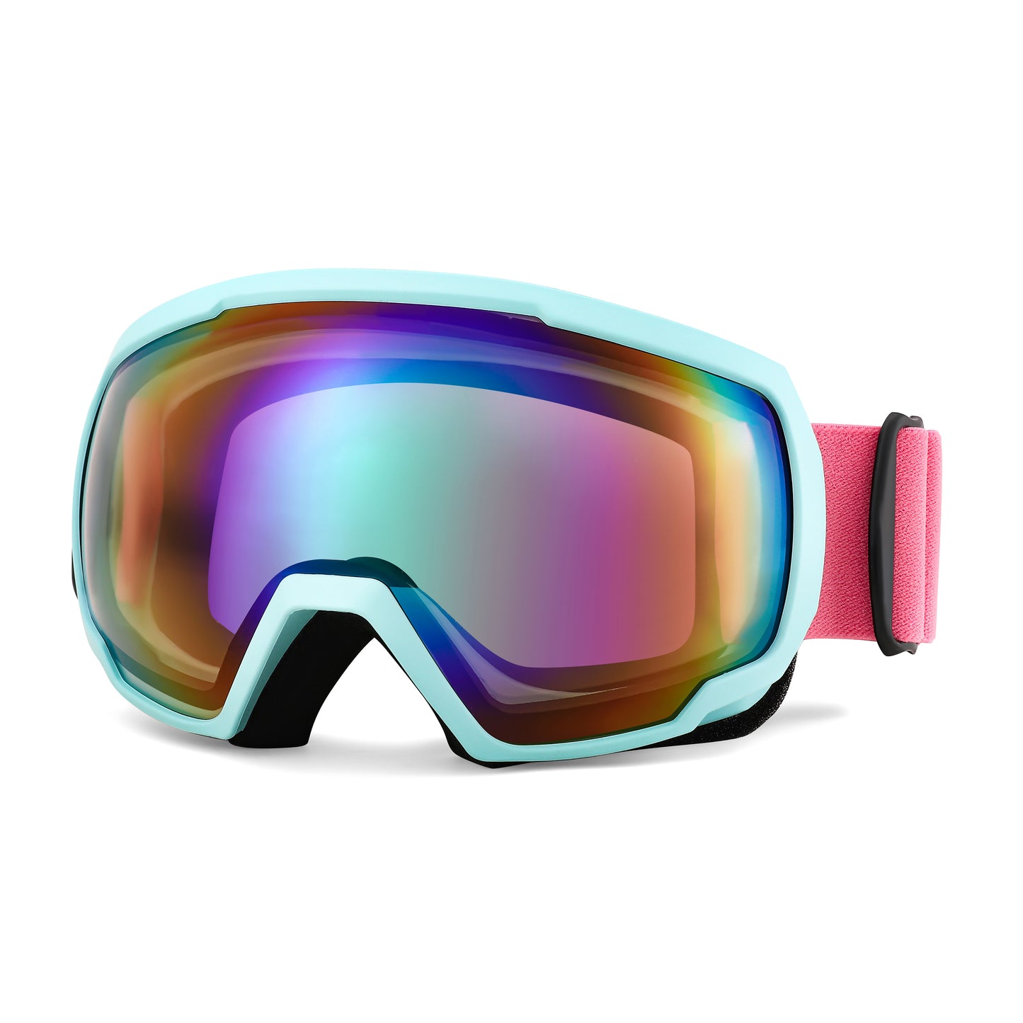 FEISEDY Goggles OTG - Over Glasses Motorcycle/Ski/Snowmobile Goggles for Men Women & Youth - 100% UV Protection B2960
