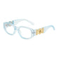 FEISEDY Retro Trendy Blue Light Glasses Women Men Vintage 90s Small Narrow Square Eyeglasses B0316