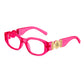 FEISEDY Retro Trendy Blue Light Glasses Women Men Vintage 90s Small Narrow Square Eyeglasses B0316