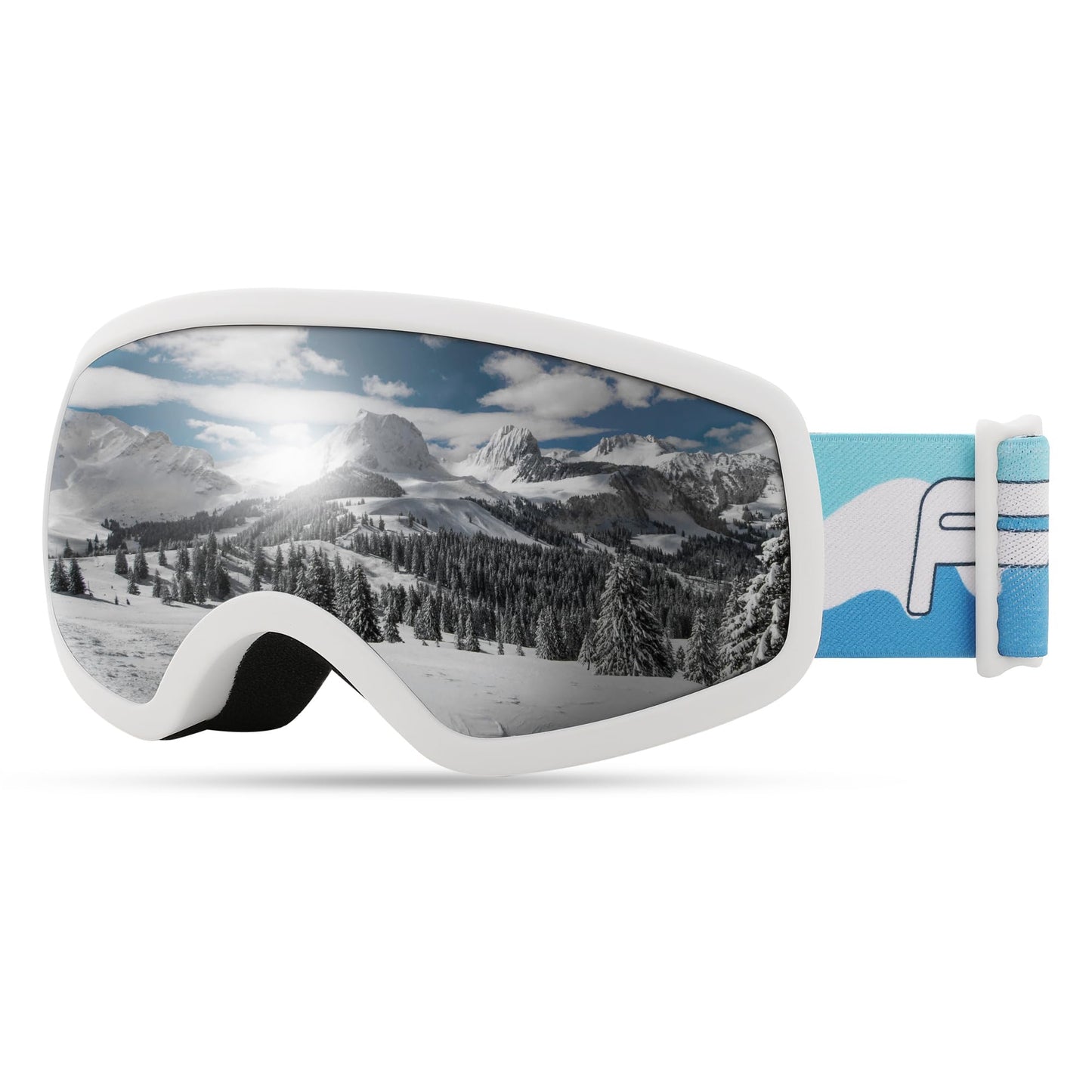 FEISEDY Kids Ski Goggles,Snowboard Goggles for Boys Girl Youth,OTG Anti Fog UV Protection Snow Goggles B0019
