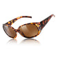 FEISEDY Women's Polarized Sunglasses Wrap Around Rhinestone Design Fashion Sunnies UV400 Protection B1091