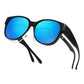 FEISEDY Fit Over Glasses Polarized Sunglasses, UV400 Protection for Driving & Outdoor Activities B0328