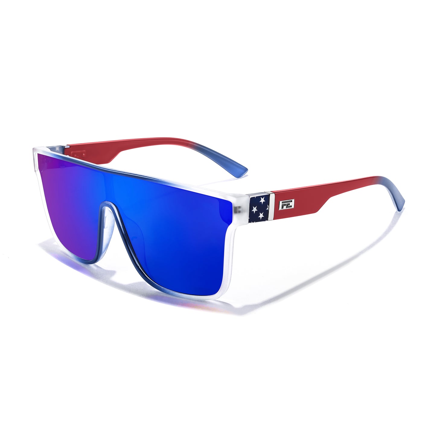 FEISEDY Fashion Flat Top Sunglasses Oversized Square Shades Women Men UV400 B2996